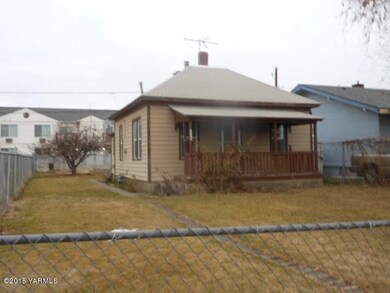 Large lot is fenced