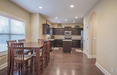 This spacious Kitchen has a fantastic island, beautiful granite counter tops, and an abundance of cabinetry! 3503 Salem Cove Lane Murfreesboro, TN 37128