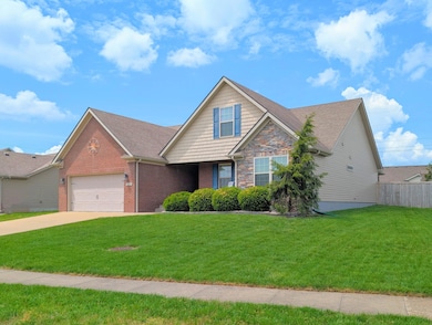 Spacious front yard