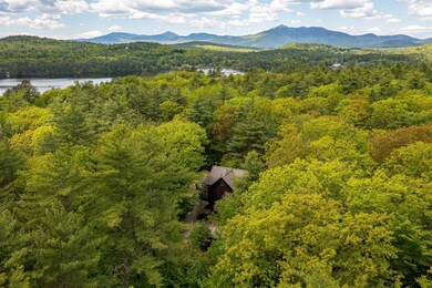 Aerial View of the home with Silver Lake