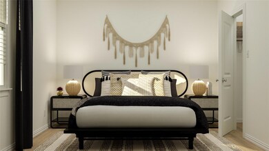 Bedroom featuring hardwood / wood-style floors