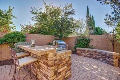 Built-in BBQ, Bar, and Seating