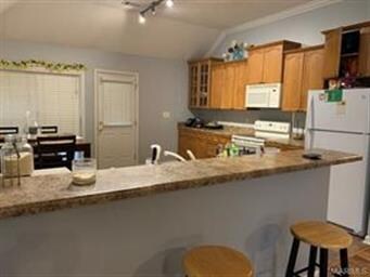 Breakfast bar.