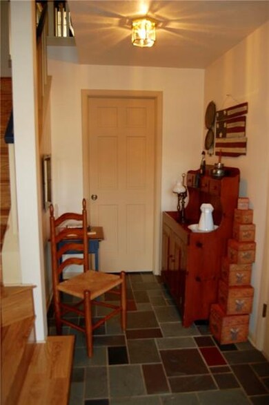 Entryway leads to the laundry room