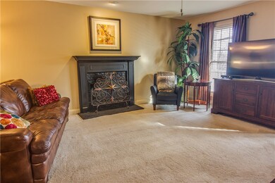 Gas Fireplace in Family Room