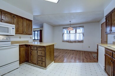 kitchen to dining area