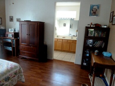 Master bath in door