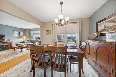 Top floor dining room. Hardwood floors.