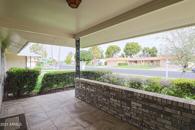 Tiled Front Patio Floor