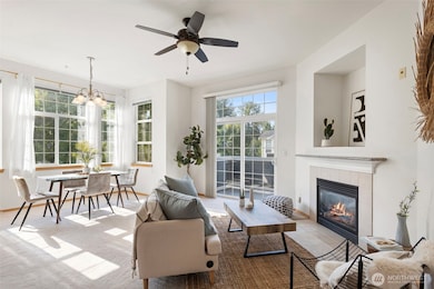 Corner unit provides tons of natural light.