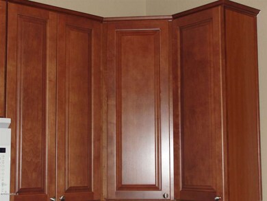 Upgraded Maple raised cabinets