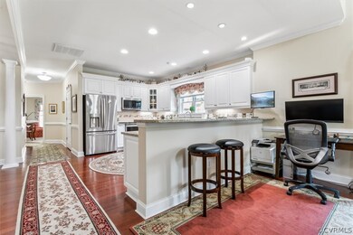 Kitchen featuring appliances with stainless steel