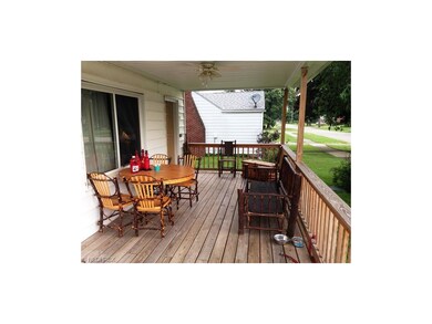 Covered front porch