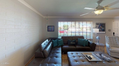 Living Room Staged