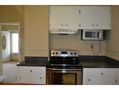 Kitchen. New stove and microwave.