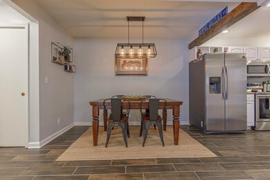 View of dining space