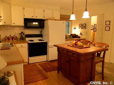 Kitchen. Kitchen Island and stools included.