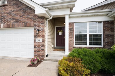Cute covered porch welcomes your guests and protects your home deliveries!