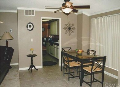 Dining room with pocket door to kitchen.  