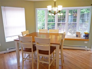 Nice dining area with view of back yard.