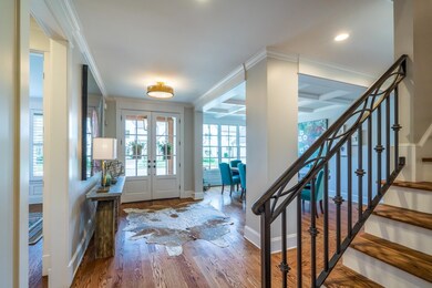 Another angle of the foyer with dining room to the