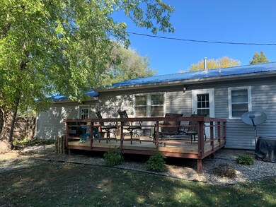 back yard deck