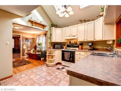 Updated kitchen with amazing skylights