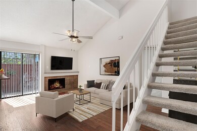 Virtually staged living room is so cozy and inviti