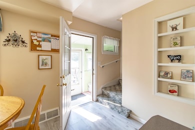 Interior space featuring hardwood / wood-style flo