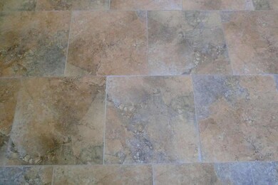 New tile flooring