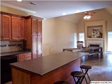 Kitchen View to Dining