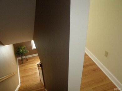 Model pictured... view from second floor landing.