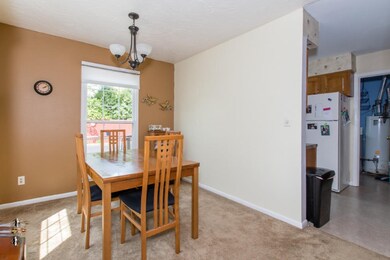 Spacious dining room
