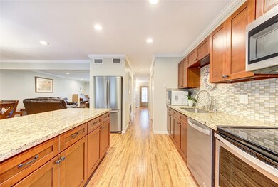 Opened kitchen with Island counter