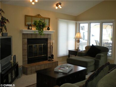 Den/Family/Great Room - Wood burning fireplace for