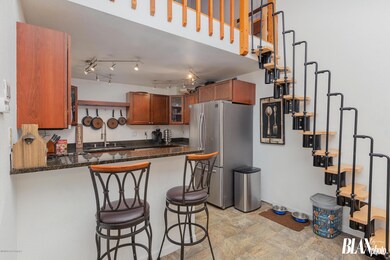 Kitchen/Stairs to Loft