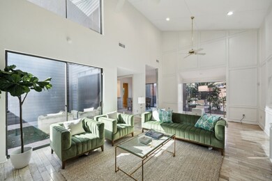 Another view of the living room showing access to