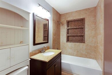 Updated Bath with beautiful tile work