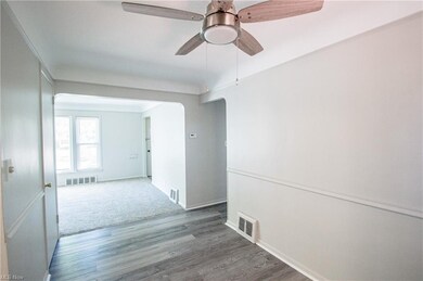 View from Dining Room into Living Room