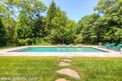 The heated swimming pool