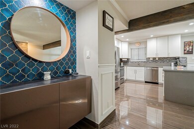 Fabulous contemporary accent wall in the living ro