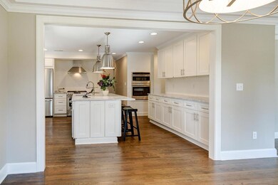Brixton dining room into kitchen