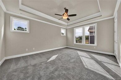 Master Bedroom (standard transom windows in the Ma