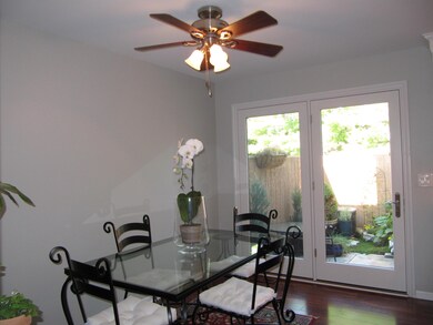 Spacious Eat In area with French Doors