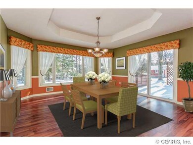 Dining Room. Dining room with patio doors to deck.