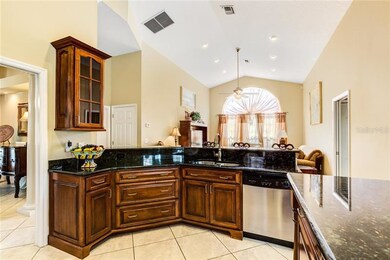 Kitchen with custom, solid wood cabinetry 