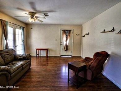 Upstairs living area
