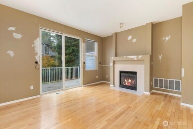 Looking out towards the deck.