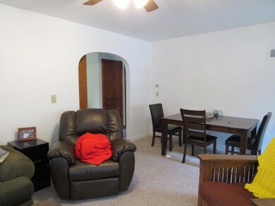 Dining area just off of living room