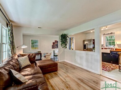 Open Concept Feel to Kitchen-Living and Dining Are